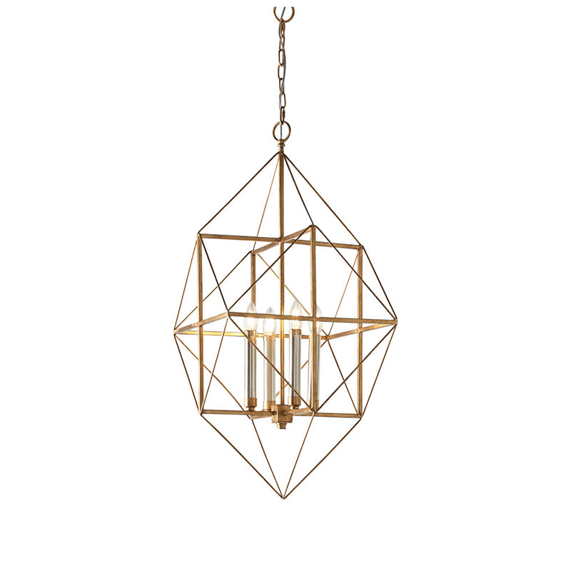 Curran 4 - Light Geometric Chandelier
