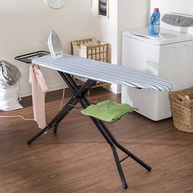 Seymour Home Products Wide Top Ironing Board with Iron Rest Khaki