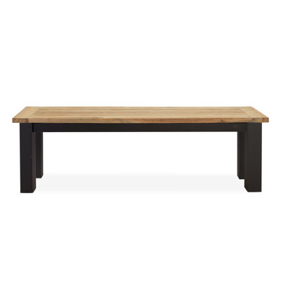 Solid Wood Teak Outdoor Bench