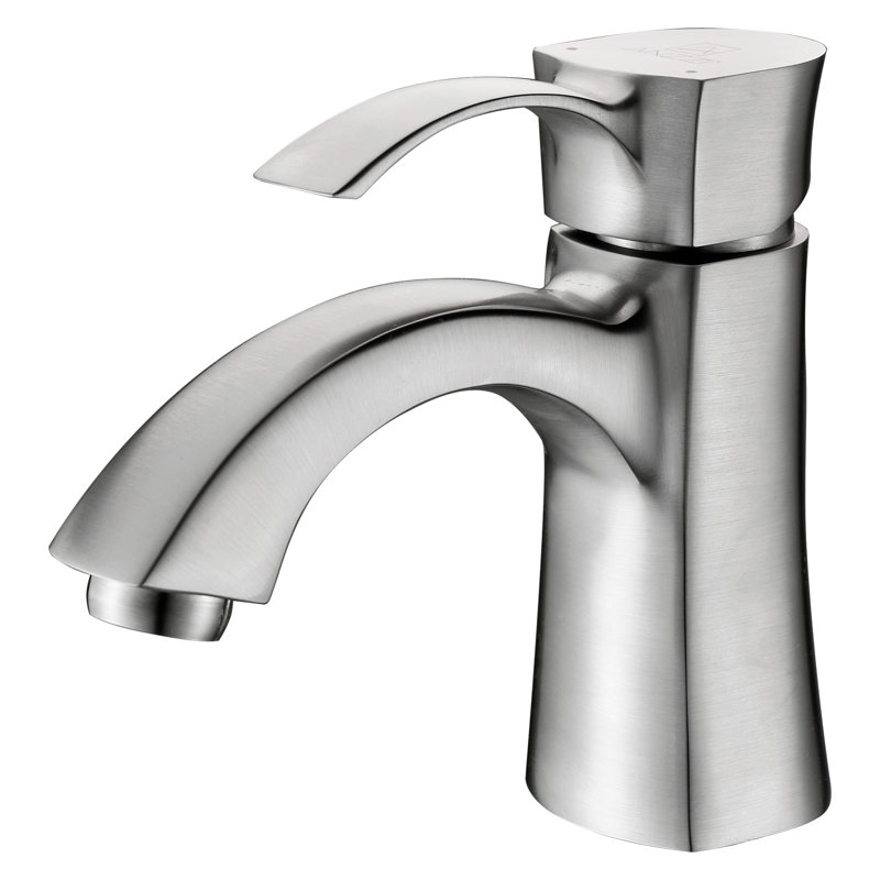 Alto Single-Hole Single-handle Bathroom Faucet with Drain Assembly, Brushed Nickel