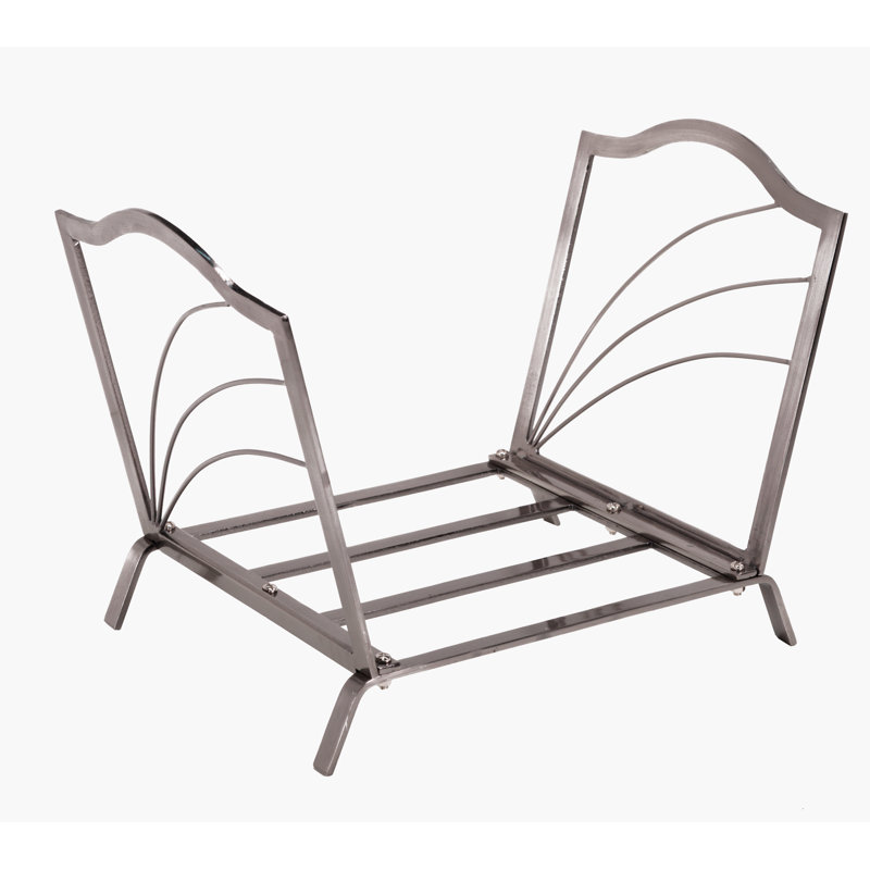Waltrudis 18.50'' W Metal Log Rack