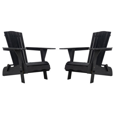 Chaise Adirondack en bois massif Boonville