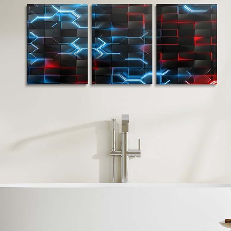 3 Piece Wrapped Canvas Print