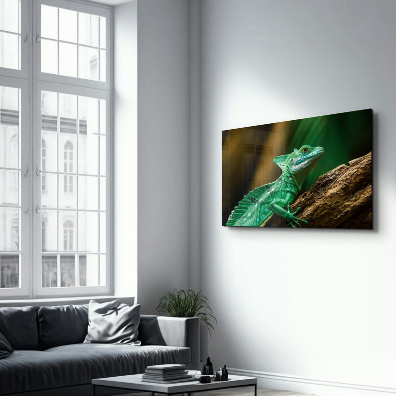 Elegant Tempered Glass Wall Art Painting, 13.8 x 21.7 inches | 100% Tempered Glass, Thickness: 0.16 inches | UV Printed for Vibrant Colors | Perfect for Home Decor, Living Room, & Office Spaces