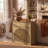 31.5" Modern 2-Door Storage Sideboard Buffet Cabinet with Adjustable Shelves, Modular Fluted Wood Accent Cabinet with Gold Handles for Living Room, Kitchen-1511621403