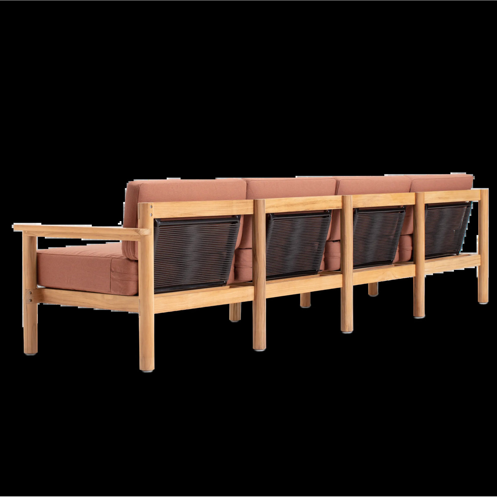 Haven 114" Sunbrella® Patio Sectional, Sunbrella Rust