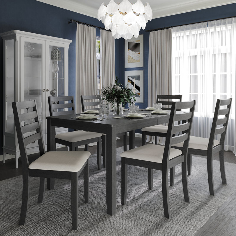 Ensemble repas 6 personnes Ocossio, Gris