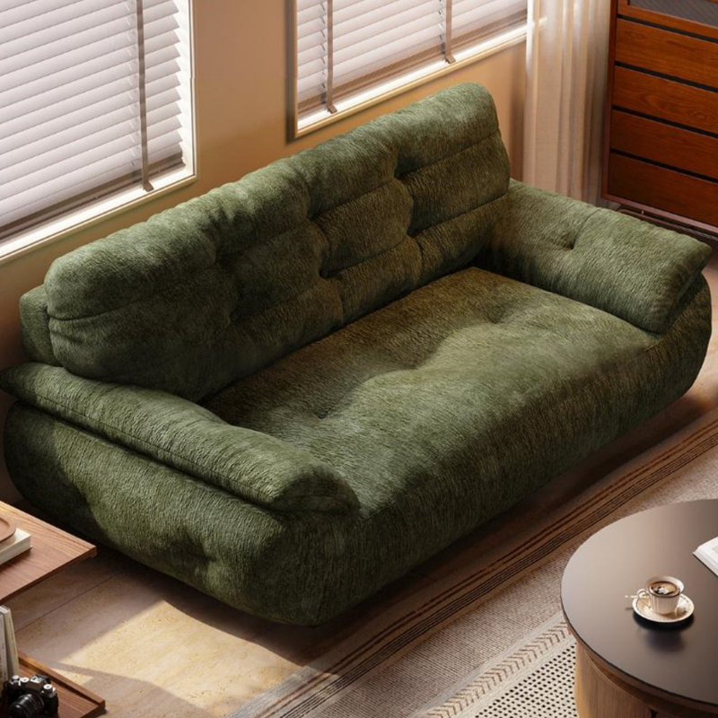 Mid-Century Cloud Straight Sofa