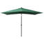 Abat-jour de parasol de patio pliable en polyester 6,6 x 9,8 pi Green Garden Parasol
