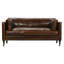 Madeline Leather Bench Cushion Sofa-934702428-934702424-934702430