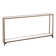 Charlie-Adam 56'' Glass Top Console Table