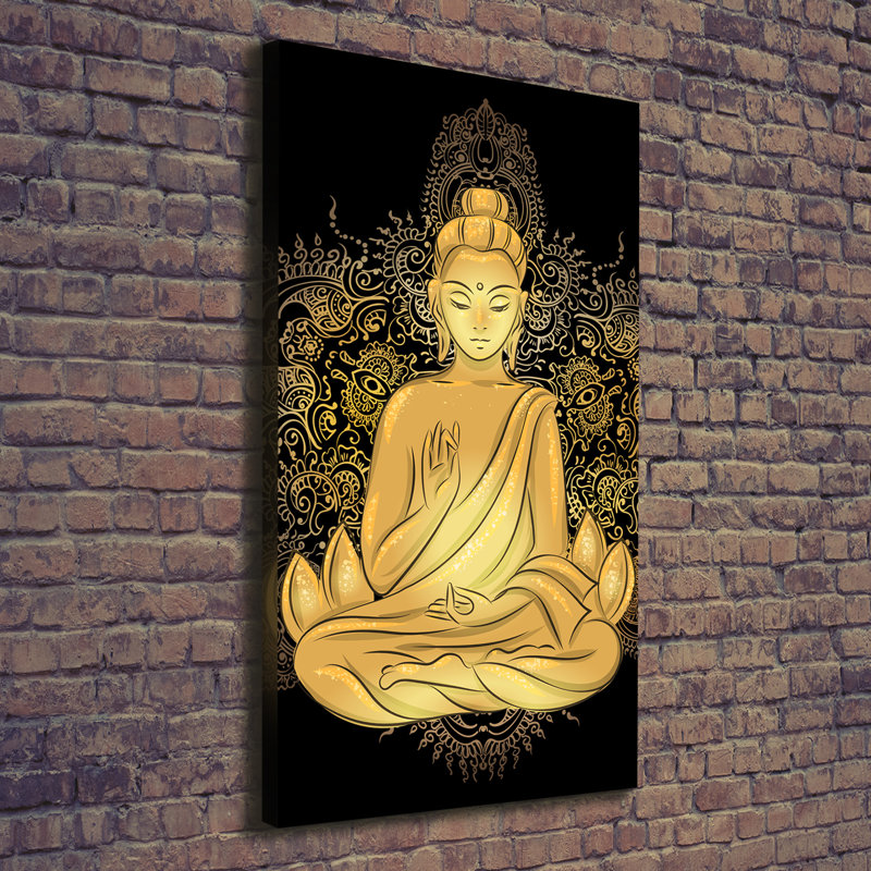 Buddha And Mandala - Wrapped Canvas Print