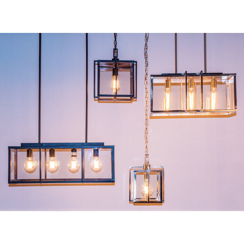 Gologan 1 - Light Single Pendant, 15" H x 10" W, Brushed Nickel