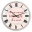 Farmhouse Florals X - Horloge murale Farmhouse-50581888-50581887