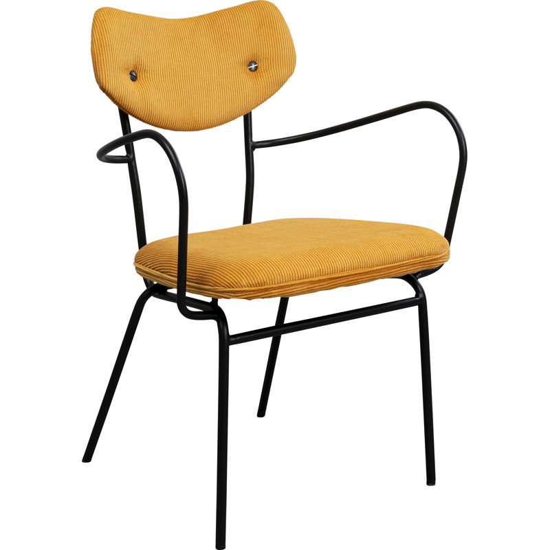 Viola Armchair in Blue, Yellow