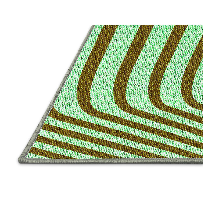 Striped Indoor Rug, Rectangle 7' x 10'