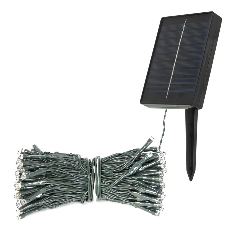 Ahkeem 2090cm Solar Powered 200 - Bulb Mini String Light (End to End Connectable), Multicolour
