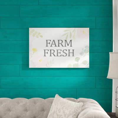 Farmhouse Sayings VI 1 Piece Wall Art on Canvas