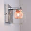 Kappler Chrome Armed Sconce