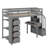 Twin Loft Bed With Drawers,Desk And Stairs-951085504