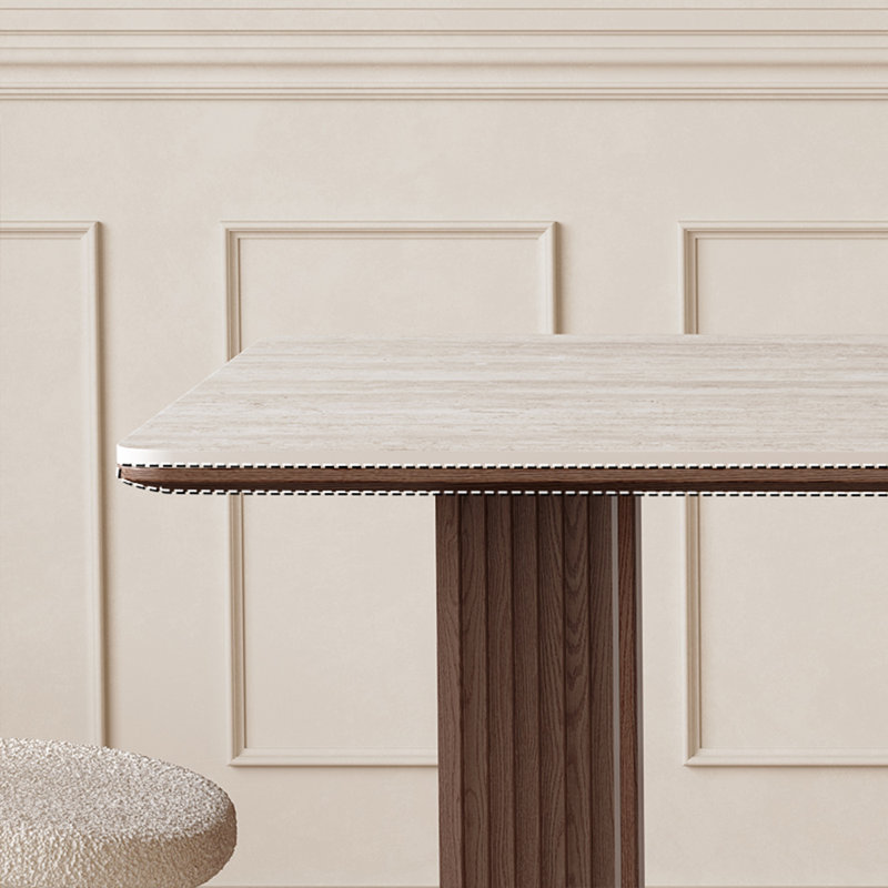 Ensemble de table de salle à manger ovale French French, H 29,53 po x L 62,99 po x l 31,5 po