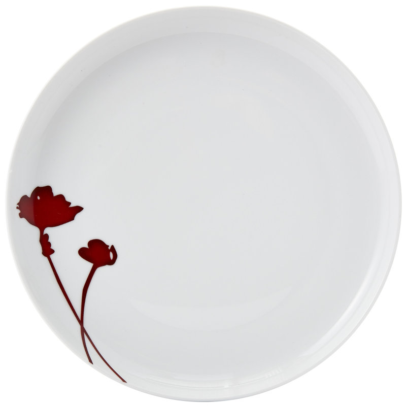 Service de table 16 pièces, service pour 4 écarlate Zarai