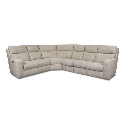 Bristol Triple Power Reclining Console Sleeper Sectional