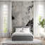 Murale abstraite monochrome texturée-311177772
