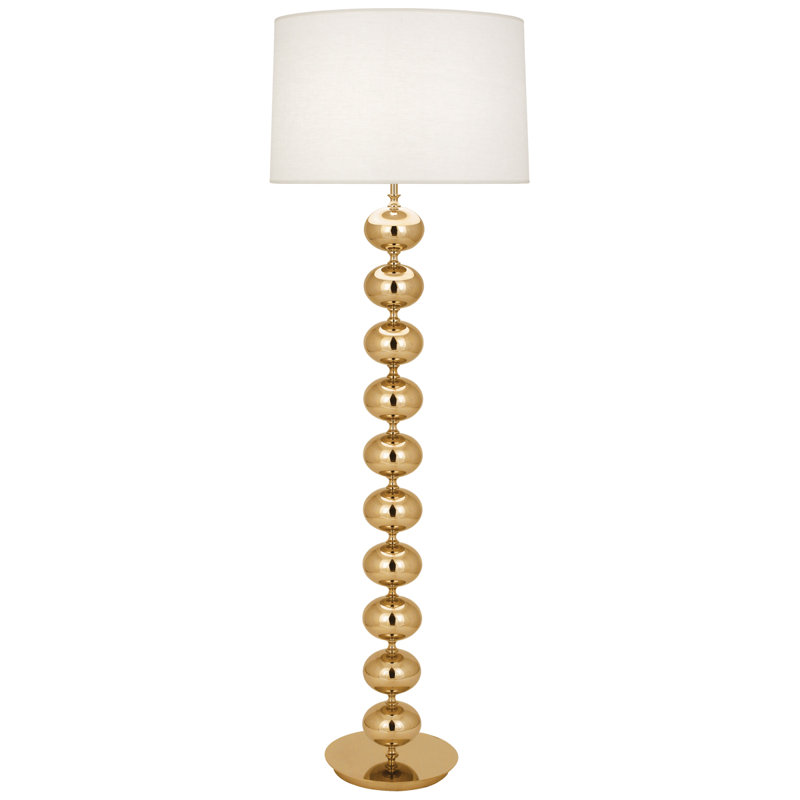 Lampe sur pied 63,5 po Hollywood, Laiton poli