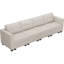 Canapé convertible en velours 4 places Buckleton-1870183900