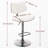 Walnut Bentwood Bar Stools Mid Century Modern Adjustable Counter Height Black Leather Upholstered 360°Swivel Bar Chairs For Kitchen Island/Dining Room/Cafe