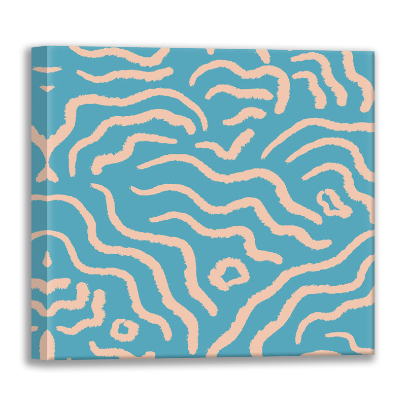 Water Dance 3 - Estampe numérique sur toile tendue par Roochita Chachra, H 15 po x l 15 po