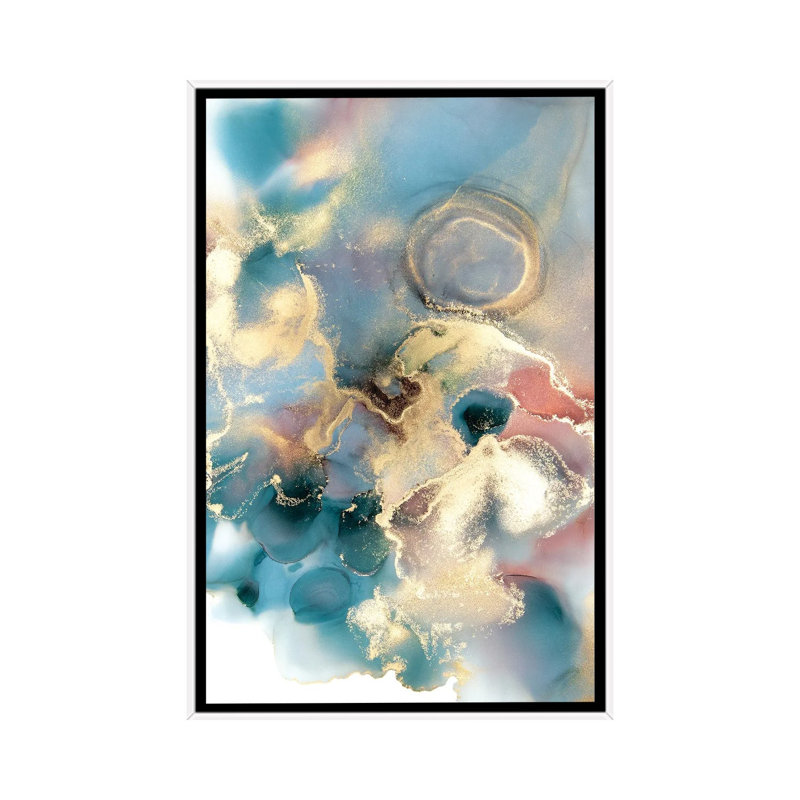« Never Alone » par Jamie Pomeranz, reproduction d’art, Pas de tapis, H 40 po x l 26 po x P 1,5 po, Toile blanche encadrée