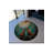 Pastel Theme Abstract Fox Patterned Round Woven Base Modern Decorative Carpet-1979686451