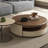 Retro style light luxury high-grade coffee table