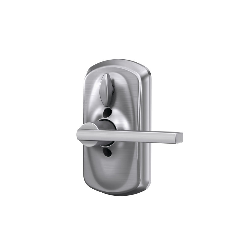 Latitude Keypad Lever with Plymouth Trim, Satin Chrome, Keyed Alike, Yes