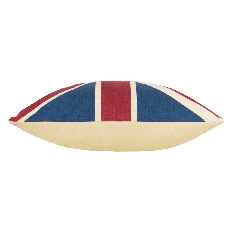 Union Jack Flag Rectangular Lumbar Cushion