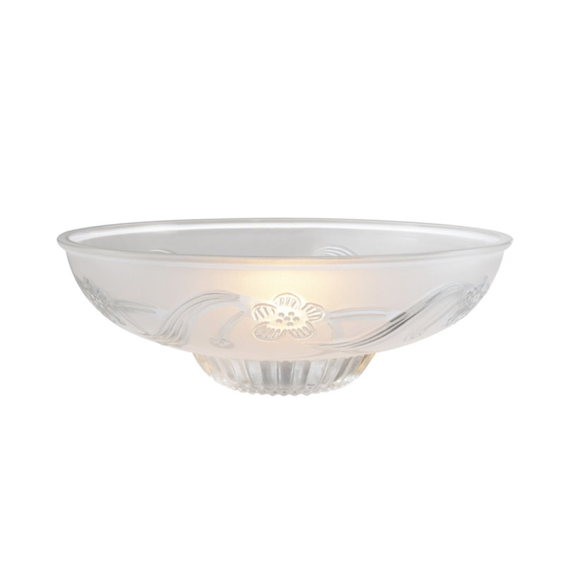 Abat-jour d'intérieur en verre 13,75 "