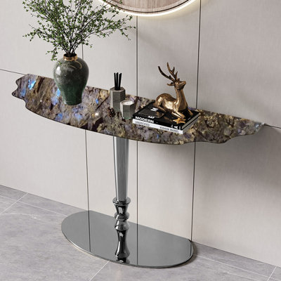 American-style sintered stone console table