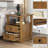 Deiren 2-Drawer Manufactured Wood Nightstands with Storage and Built-in Outlets-936906302-934842401