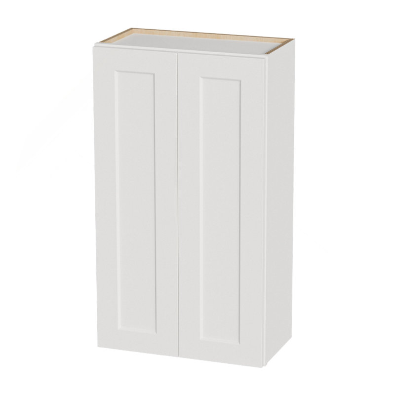 Armoire murale en bois massif White Shaker