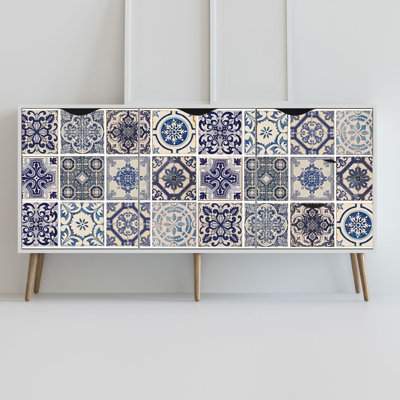 Gasaway 15cm W x 15cm L Vinyl Peel and Stick Mosaic Tile