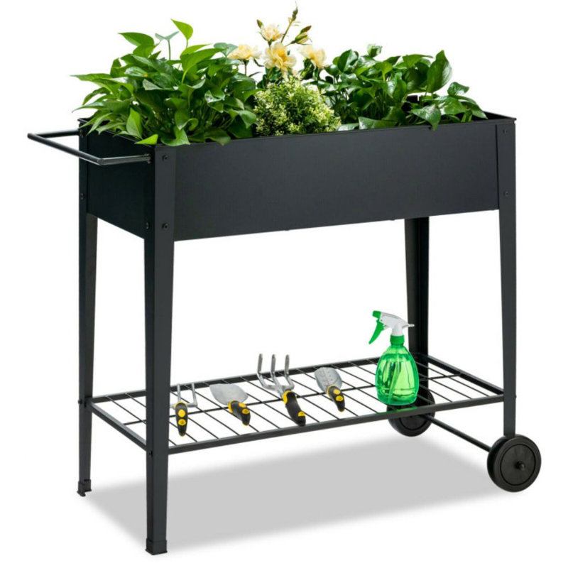 Aileu Metal Elevated Planter