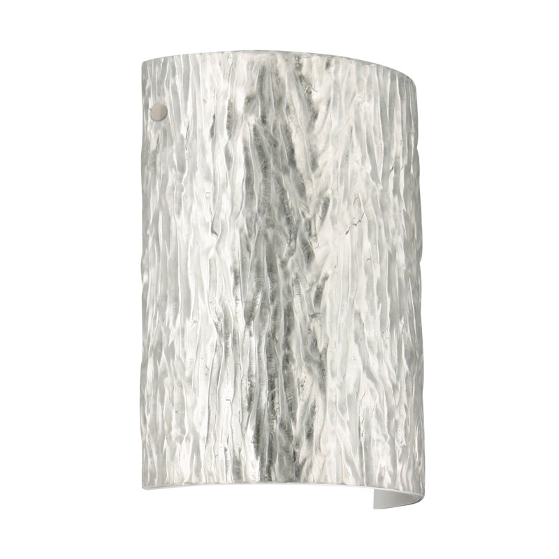 Plafonnier encastré 1 lumières Tamburo, Feuille dorée, Incandescent