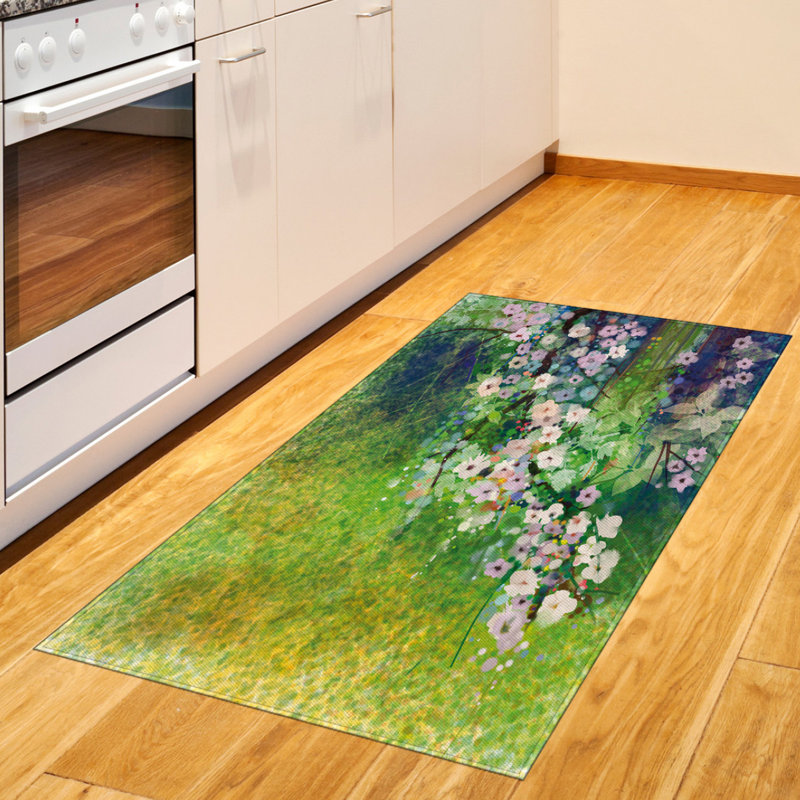 Japanese High Density Long Fiber Poly Threads Decorative Area Rug Carpet, Rectangle 2'7" x 5'