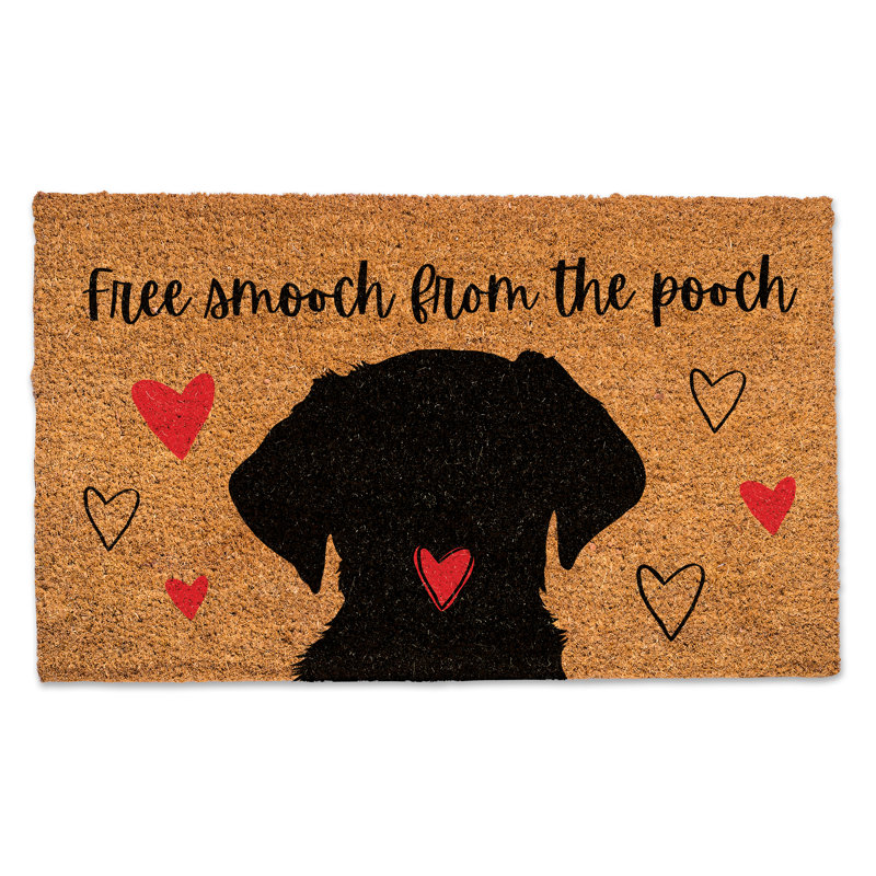 Haecker Non-Slip Valentine's Day Outdoor Doormat