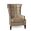 Gallin Leather Tufted Wingback Chair-1889499001-1889498999