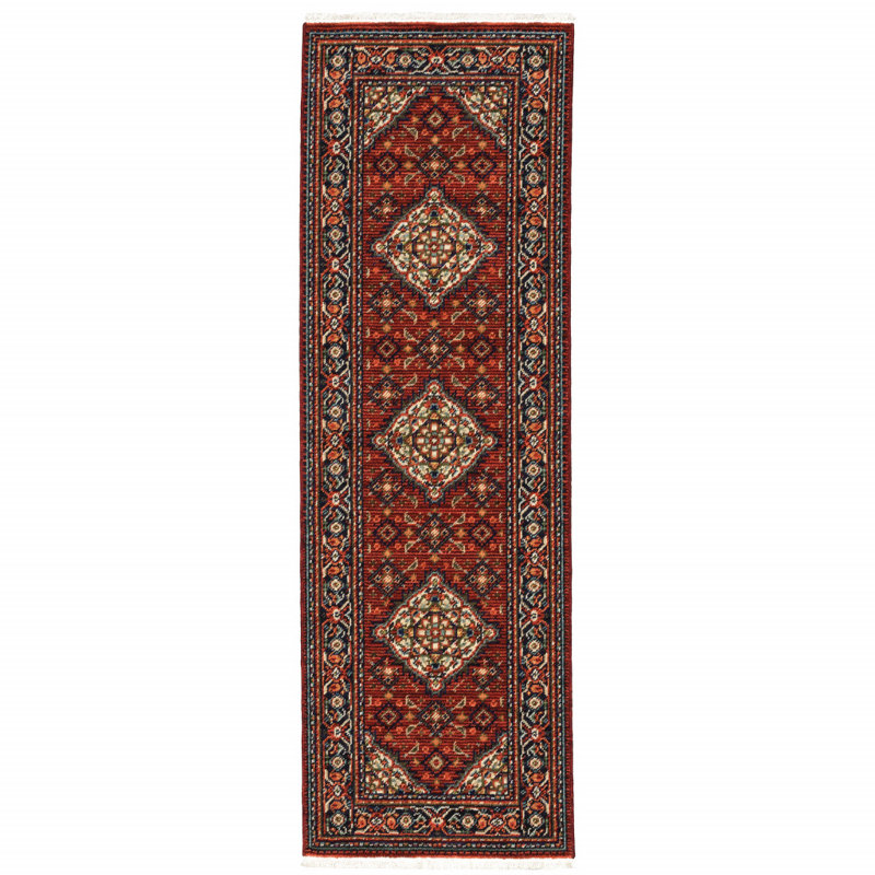 Collinsville Performance Oriental Indoor Rug, Runner 2' x 6'