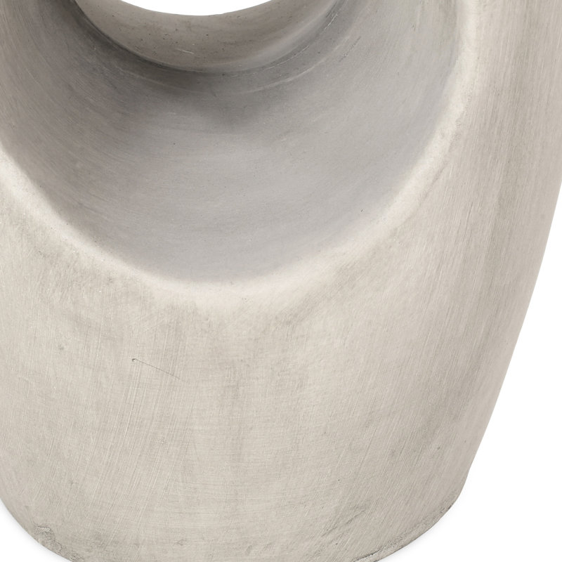 Outdoor Concrete Furniture, Grey - Side Table With Modern Flair Grey, Space Design