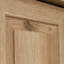 Armoire de rangement rustique de style campagnard avec tablettes